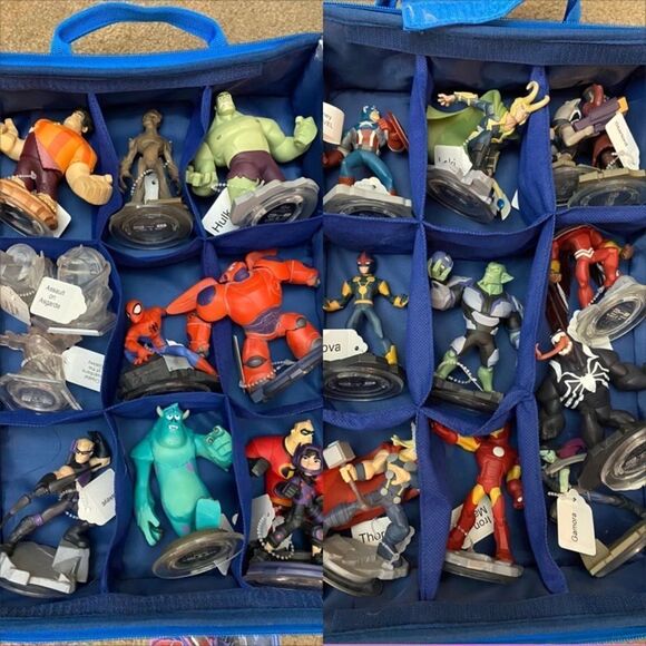 GIANT Disney Infinity Lot figures, controller, PS3 game carry case stands & more - Picture 1 of 11